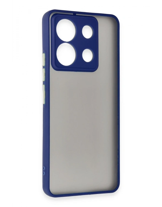 Newface Xiaomi Redmi Note 13 Pro 5G Kılıf Montreal Silikon Kapak - Lacivert