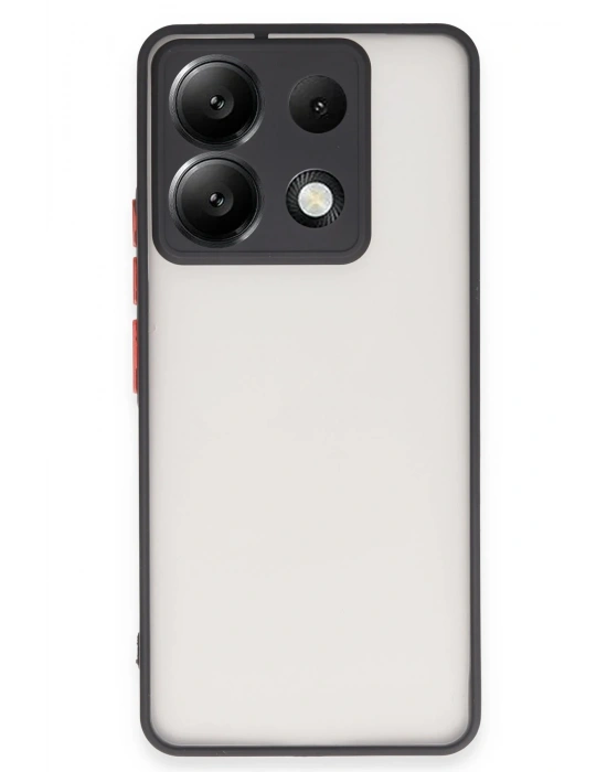 Newface Xiaomi Redmi Note 13 Pro 5G Kılıf Montreal Silikon Kapak - Siyah