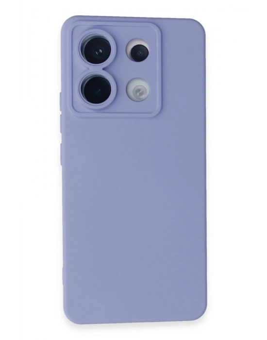 Newface Xiaomi Redmi Note 13 Pro 5G Kılıf Nano içi Kadife Silikon - Lila