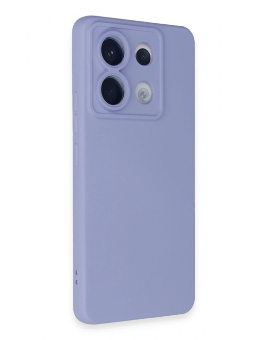 Newface Xiaomi Redmi Note 13 Pro 5G Kılıf Nano içi Kadife Silikon - Lila