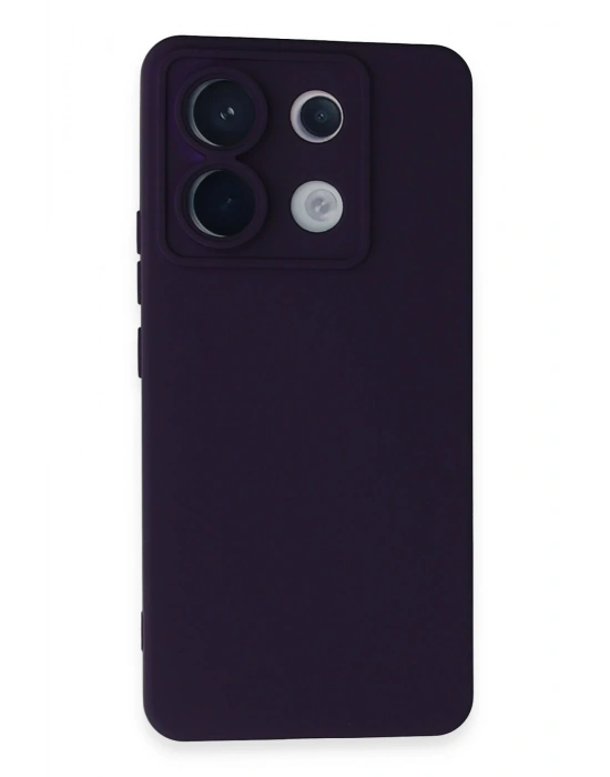 Newface Xiaomi Redmi Note 13 Pro 5G Kılıf Nano içi Kadife Silikon - Mor