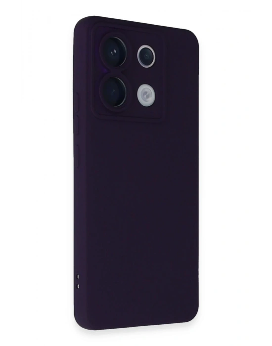Newface Xiaomi Redmi Note 13 Pro 5G Kılıf Nano içi Kadife Silikon - Mor