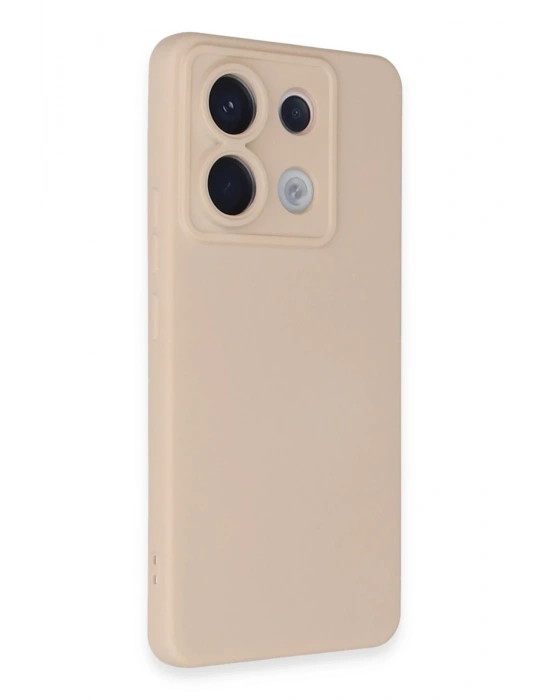 Newface Xiaomi Redmi Note 13 Pro 5G Kılıf Nano içi Kadife Silikon - Pudra
