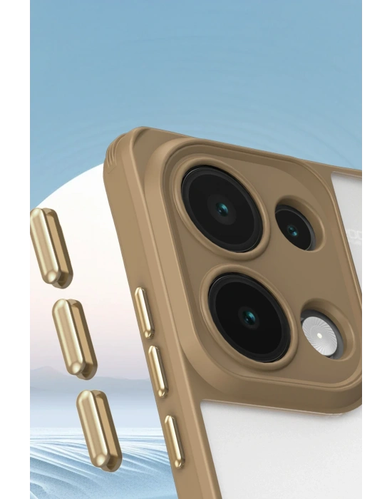 Newface Xiaomi Redmi Note 13 Pro 5G Kılıf Penta Silikon Kılıf - Çöl Titanyum