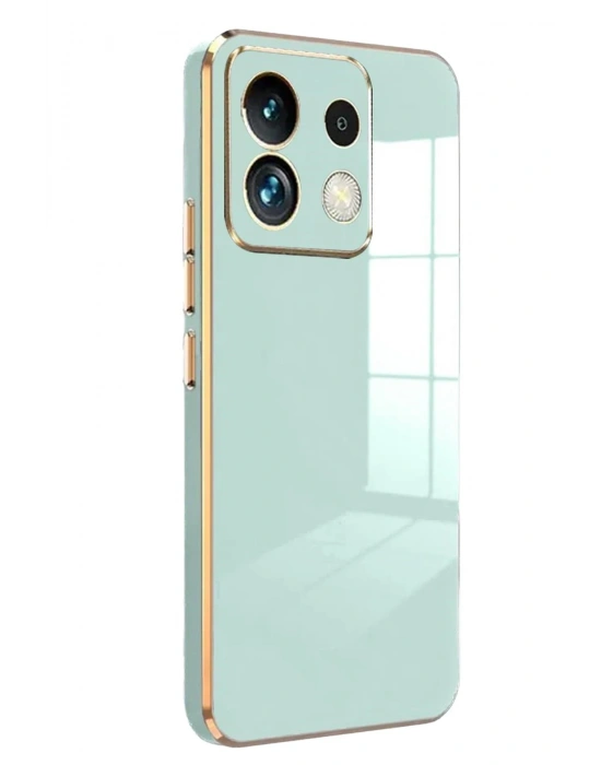 Newface Xiaomi Redmi Note 13 Pro 5G Kılıf Volet Silikon - Açık Yeşil