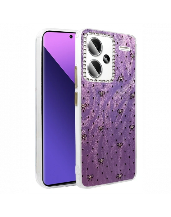 Newface Xiaomi Redmi Note 13 Pro Plus Kılıf Blade Aynalı Desenli Kapak - Desen 2