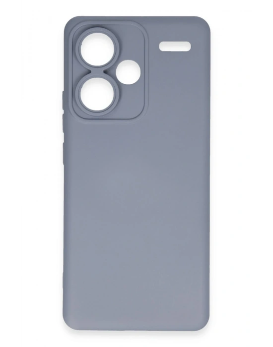 Newface Xiaomi Redmi Note 13 Pro Plus Kılıf Nano içi Kadife Silikon - Gri