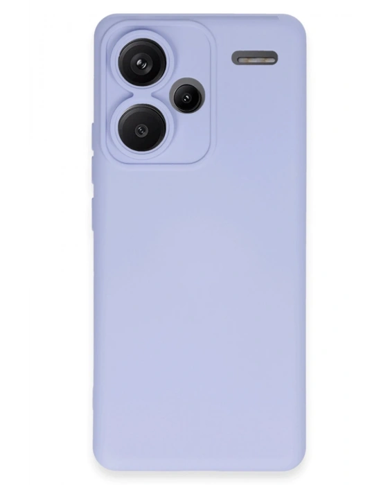 Newface Xiaomi Redmi Note 13 Pro Plus Kılıf Nano içi Kadife Silikon - Lila