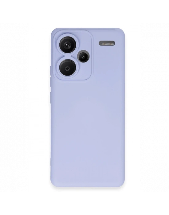 Newface Xiaomi Redmi Note 13 Pro Plus Kılıf Nano içi Kadife Silikon - Lila