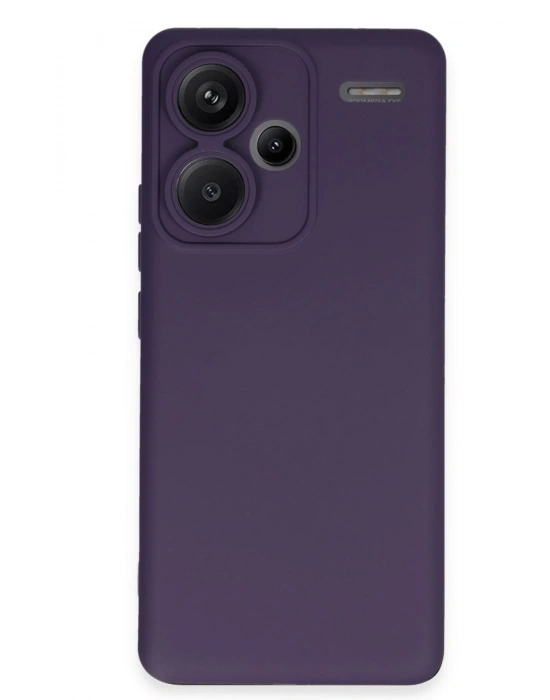 Newface Xiaomi Redmi Note 13 Pro Plus Kılıf Nano içi Kadife Silikon - Mor