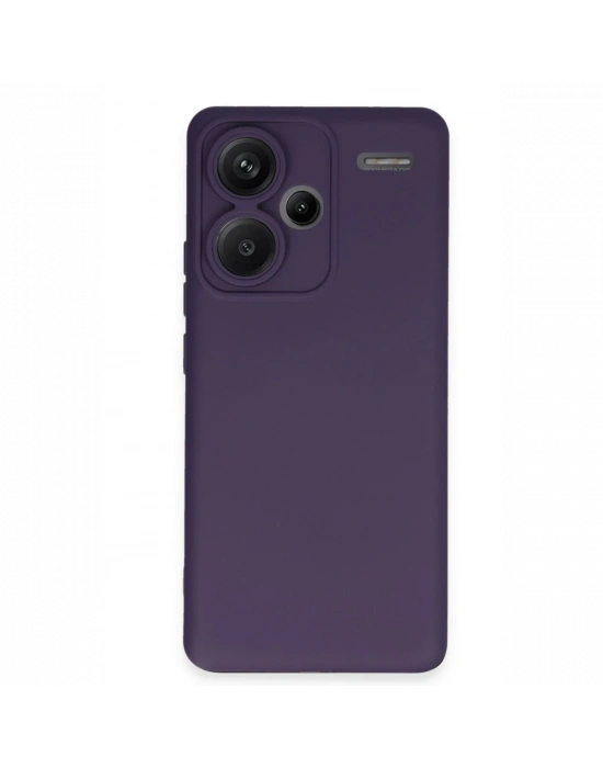 Newface Xiaomi Redmi Note 13 Pro Plus Kılıf Nano içi Kadife Silikon - Mor