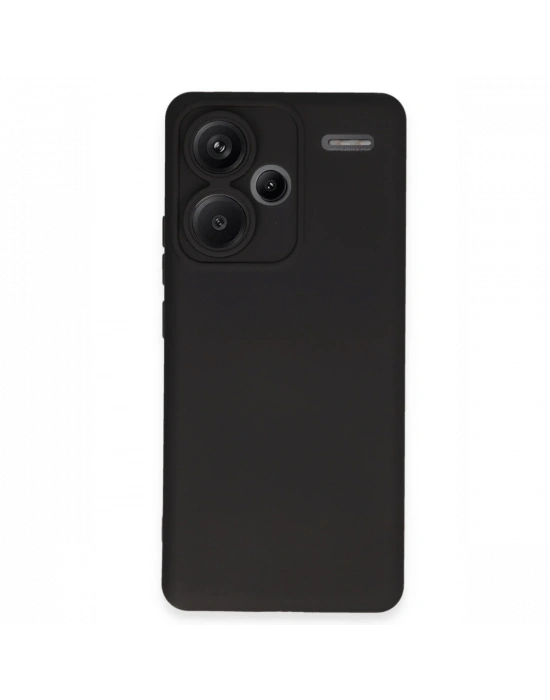 Newface Xiaomi Redmi Note 13 Pro Plus Kılıf Nano içi Kadife Silikon - Siyah
