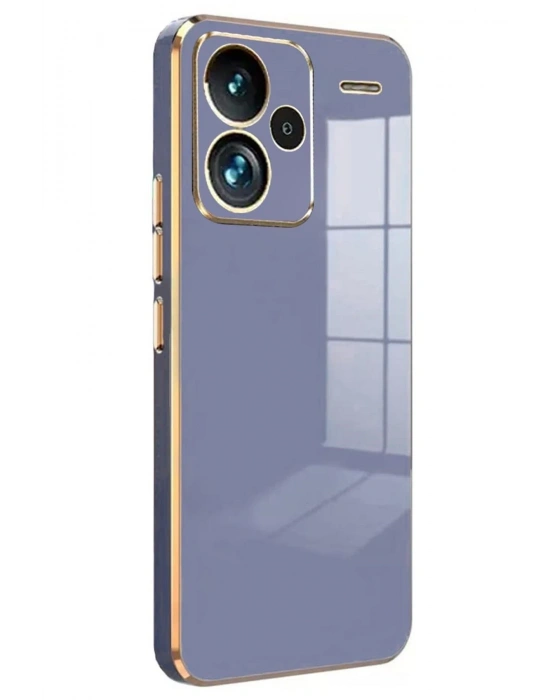 Newface Xiaomi Redmi Note 13 Pro Plus Kılıf Volet Silikon - Mavi