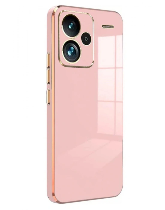 Newface Xiaomi Redmi Note 13 Pro Plus Kılıf Volet Silikon - Pembe