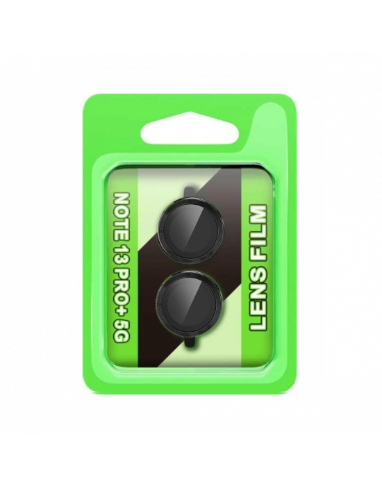 Newface Xiaomi Redmi Note 13 Pro Plus Raze Metal Kamera Lens - Siyah