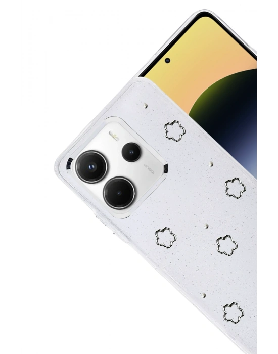 Newface Xiaomi Redmi Note 14 4G Fiyonk Desenli Kapak - Desen 2