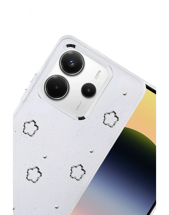 Newface Xiaomi Redmi Note 14 4G Fiyonk Desenli Kapak - Desen 2