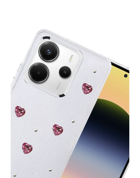 Newface Xiaomi Redmi Note 14 4G Fiyonk Desenli Kapak - Desen 3