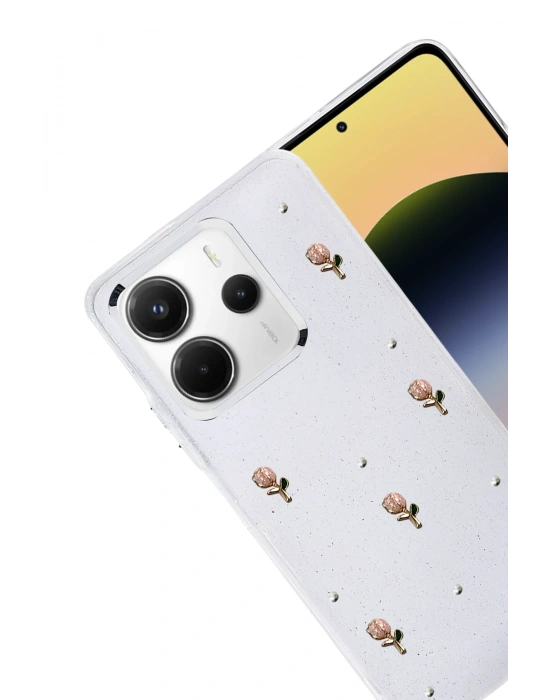 Newface Xiaomi Redmi Note 14 4G Fiyonk Desenli Kapak - Desen 6