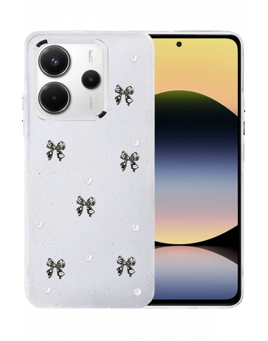 Newface Xiaomi Redmi Note 14 4G Fiyonk Desenli Kapak - Desen 8