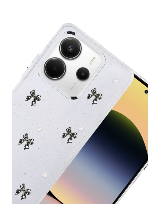 Newface Xiaomi Redmi Note 14 4G Fiyonk Desenli Kapak - Desen 8