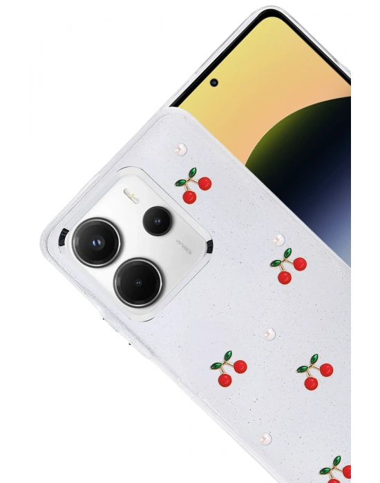 Newface Xiaomi Redmi Note 14 4G Fiyonk Desenli Kapak - Desen 9