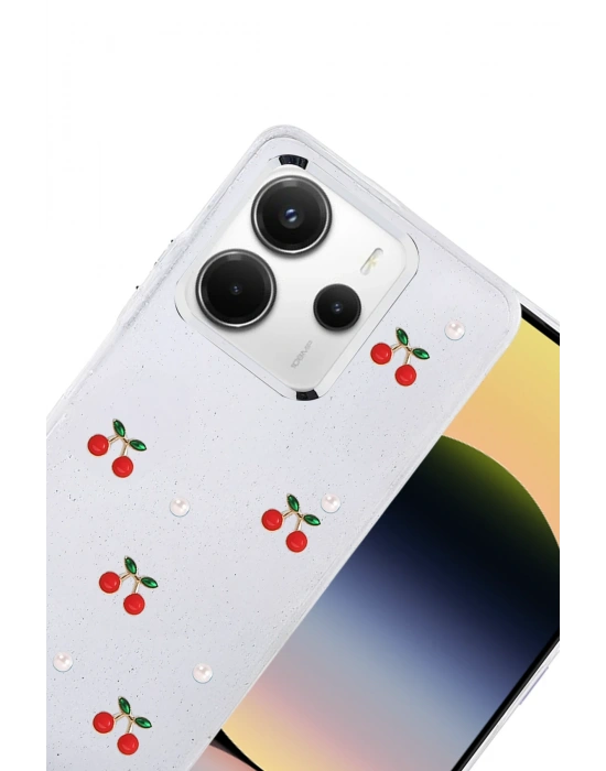 Newface Xiaomi Redmi Note 14 4G Fiyonk Desenli Kapak - Desen 9