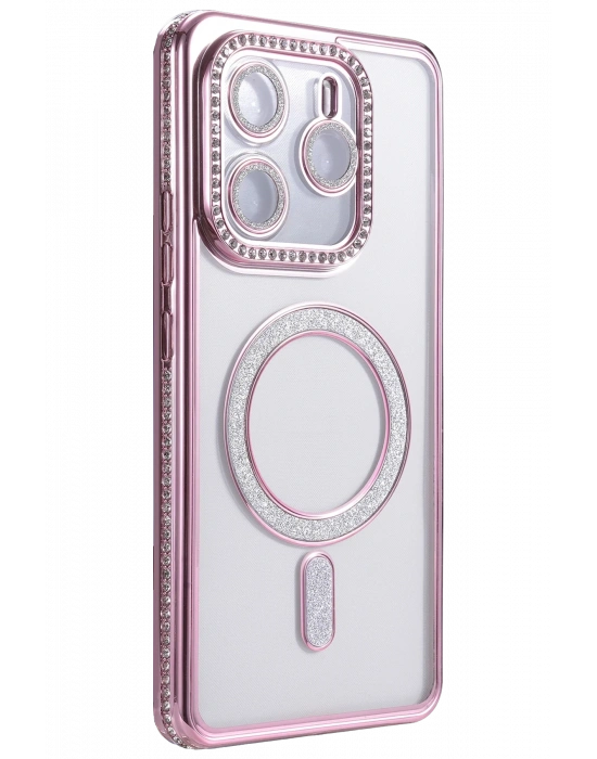 Newface Xiaomi Redmi Note 14 4G Joke Simli Magneticsafe Kılıf - Pembe