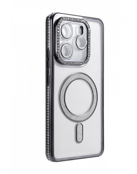 Newface Xiaomi Redmi Note 14 4G Joke Simli Magneticsafe Kılıf - Siyah