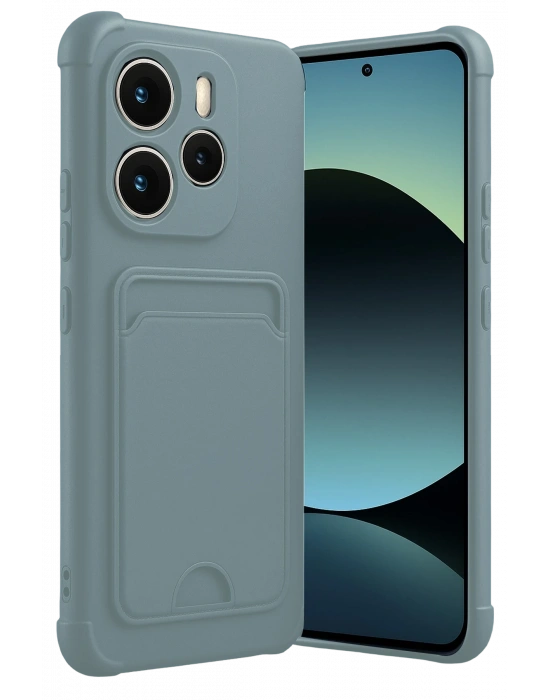 Newface Xiaomi Redmi Note 14 4G Kelvin Kartvizitli Silikon - Açık Yeşil