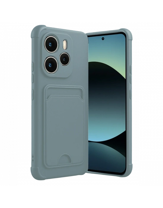 Newface Xiaomi Redmi Note 14 4G Kelvin Kartvizitli Silikon - Açık Yeşil