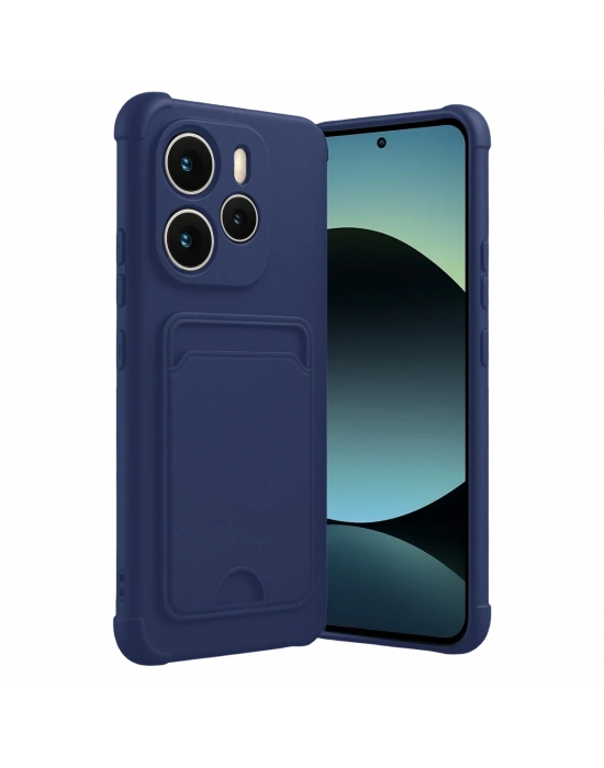 Newface Xiaomi Redmi Note 14 4G Kelvin Kartvizitli Silikon - Lacivert