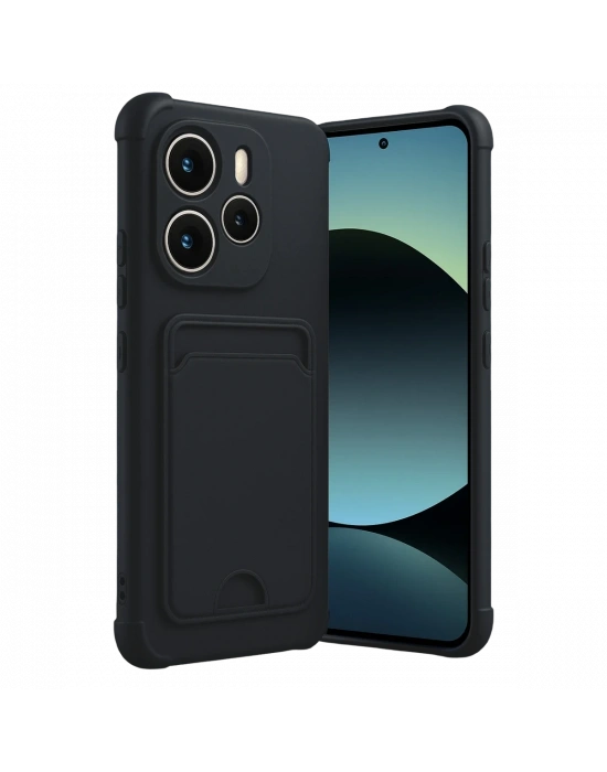 Newface Xiaomi Redmi Note 14 4G Kelvin Kartvizitli Silikon - Siyah