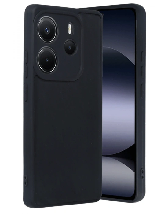 Newface Xiaomi Redmi Note 14 4G Kılıf Aras Deri Kapak - Siyah