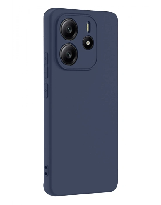 Newface Xiaomi Redmi Note 14 4G Kılıf First Silikon - Lacivert