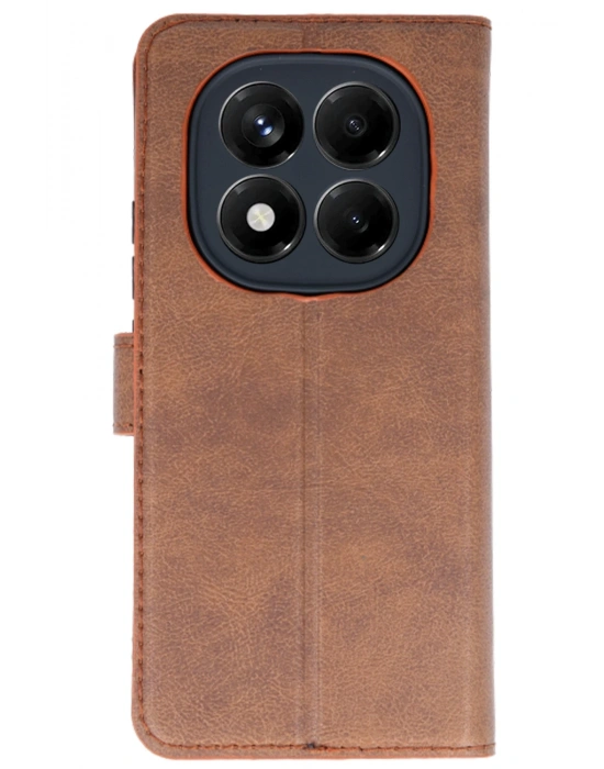 Newface Xiaomi Redmi Note 14 4G Kılıf Trend S Plus Kapaklı Kılıf - Taba