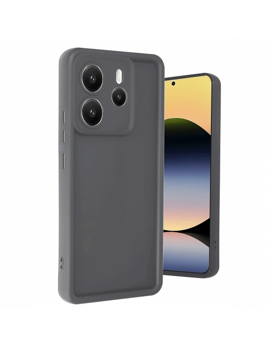 Newface Xiaomi Redmi Note 14 4G Kılıf Viera Silikon - Gri