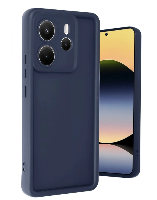 Newface Xiaomi Redmi Note 14 4G Kılıf Viera Silikon - Lacivert