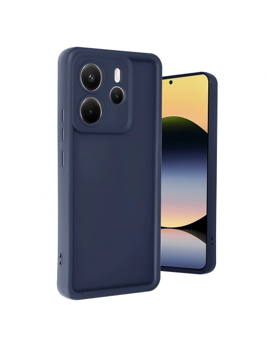 Newface Xiaomi Redmi Note 14 4G Kılıf Viera Silikon - Lacivert