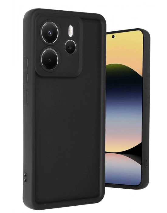 Newface Xiaomi Redmi Note 14 4G Kılıf Viera Silikon - Siyah