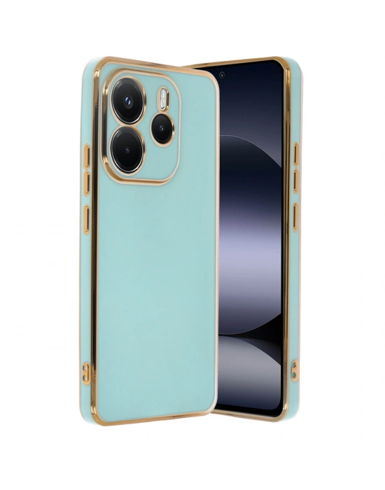 Newface Xiaomi Redmi Note 14 4G Kılıf Volet Silikon - Açık Yeşil