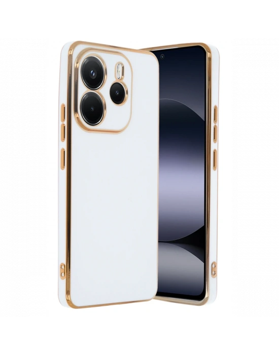 Newface Xiaomi Redmi Note 14 4G Kılıf Volet Silikon - Beyaz