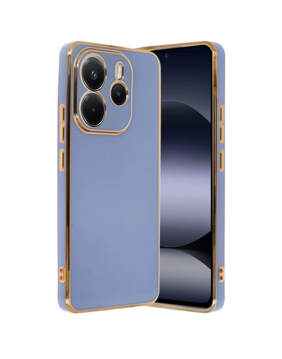 Newface Xiaomi Redmi Note 14 4G Kılıf Volet Silikon - Mavi