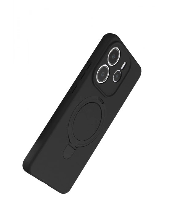 Newface Xiaomi Redmi Note 14 4G Regal Magsafe Standlı Kapak - Siyah