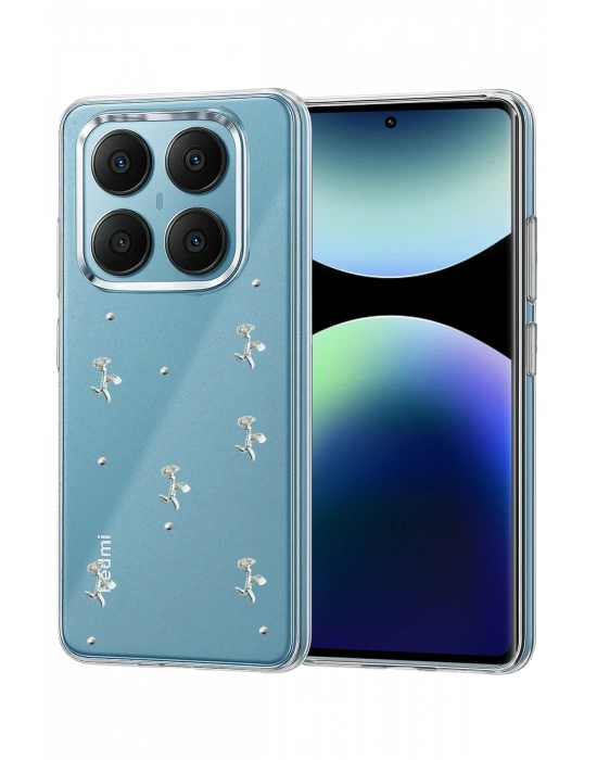 Newface Xiaomi Redmi Note 14 Pro 4G Fiyonk Desenli Kapak - Desen 2