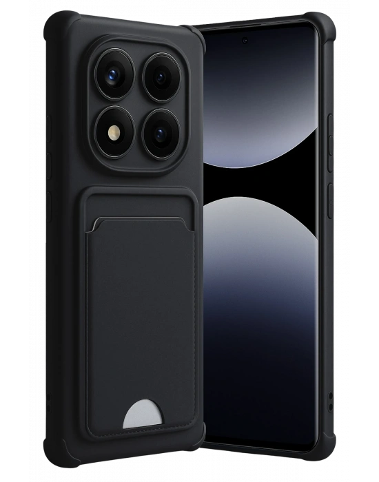 Newface Xiaomi Redmi Note 14 Pro 4G Kelvin Kartvizitli Silikon - Siyah