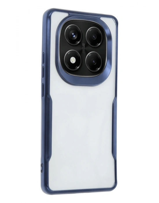 Newface Xiaomi Redmi Note 14 Pro 4G Kılıf Boyi Silikon Kapak - Lacivert