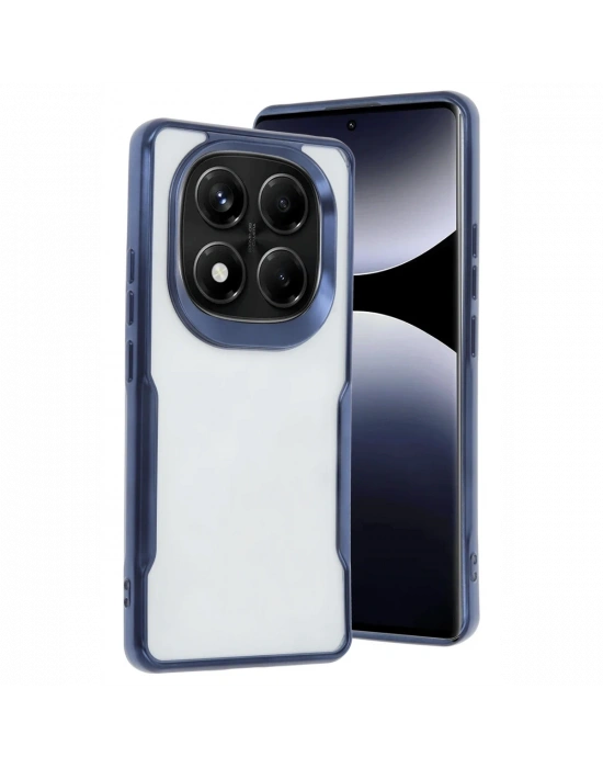 Newface Xiaomi Redmi Note 14 Pro 4G Kılıf Boyi Silikon Kapak - Lacivert