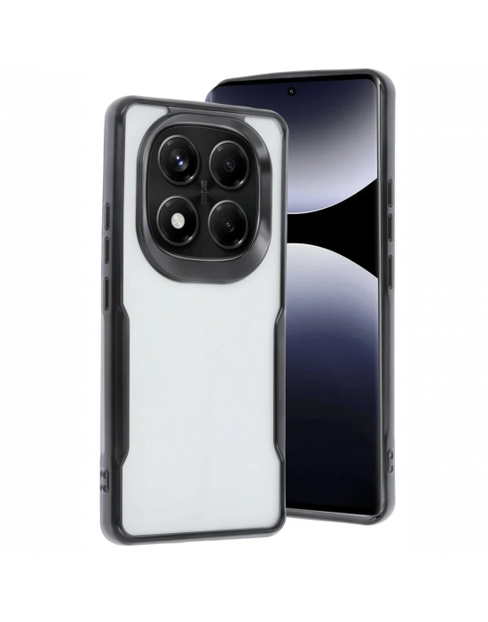 Newface Xiaomi Redmi Note 14 Pro 4G Kılıf Boyi Silikon Kapak - Siyah