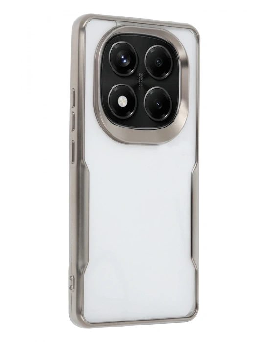 Newface Xiaomi Redmi Note 14 Pro 4G Kılıf Boyi Silikon Kapak - Titan Gri